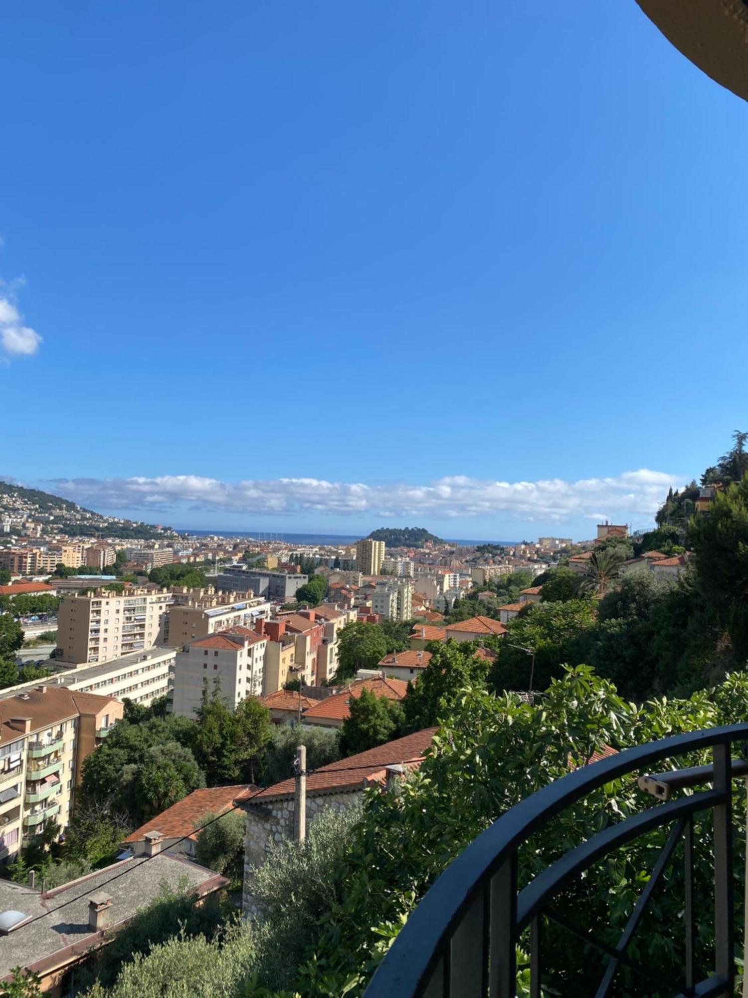 Appartement-Nice 01 Vue Mer - Panoramique Wifi-Parking Exteriör bild