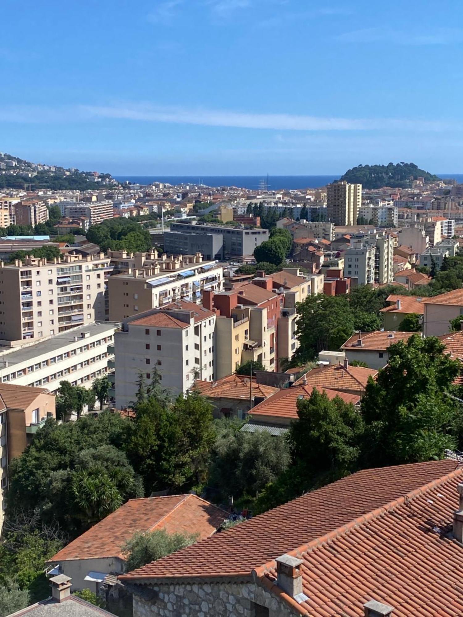 Appartement-Nice 01 Vue Mer - Panoramique Wifi-Parking Exteriör bild